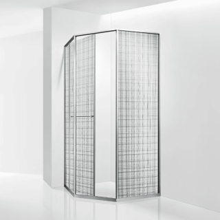 Душевой уголок RGW SV-82 "L" 33328299-241L 90x90 см хром